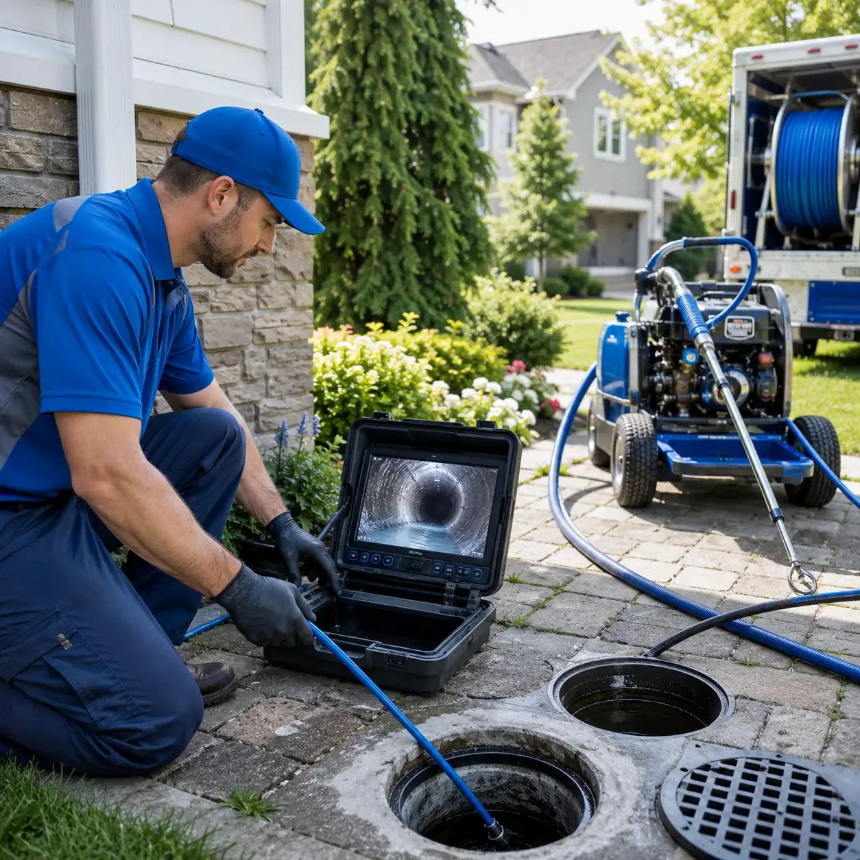 Outdoor drain cleaning professionals serving Courtland, KS