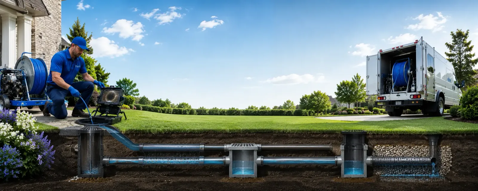 Outdoor drain cleaning information for Courtland, KS